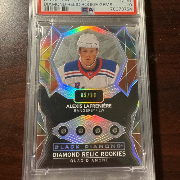 Upper Deck Diamond Relic Rookies Card Alexis Lafraniere - Picture 1 of 2